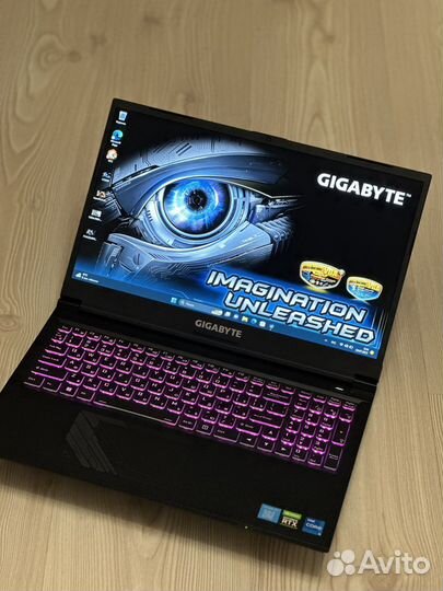 Новый игровой ноутбук gigabyte rtx30/12ядер