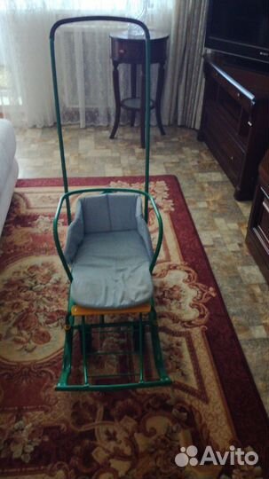 Детские санки с колесами