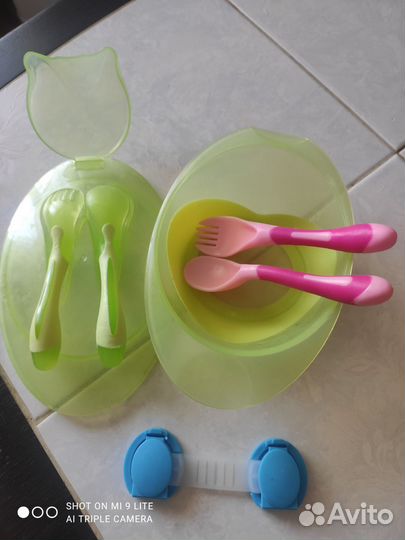 Детская посуда для кормления силиконовая