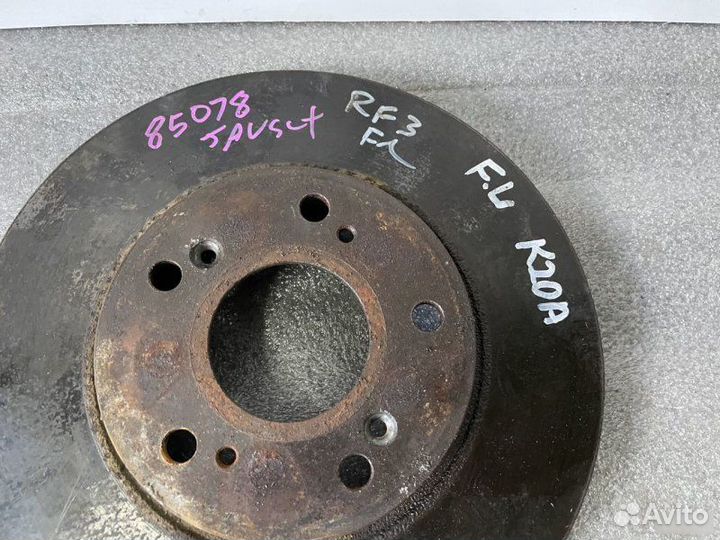 Тормозной диск передний левый Honda Stepwgn RF3