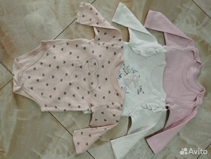 Детские вещи пакетом на девочку 68