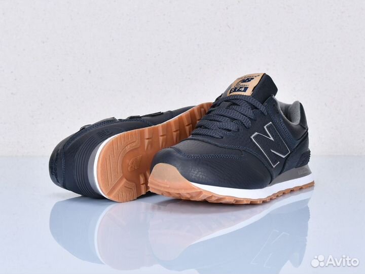 Кроссовки New Balance 574 натуральная кожа