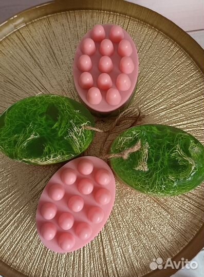 Массажное мыло-мочалка с люфой