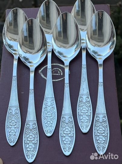 Мельхиор Новые Столовые ложки Ромашка Рмз СССР