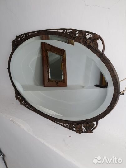 Антикварное зеркало. Ковка. Арт Деко