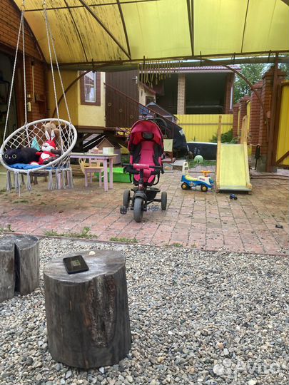 Детский трехколесный велосипед- коляска