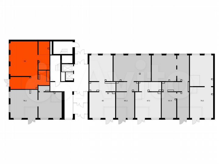 Продам помещение свободного назначения, 93 м²