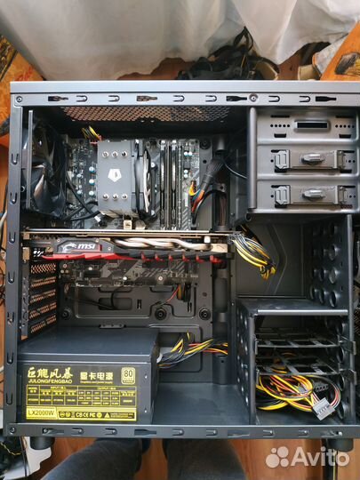 Игровой пк,i3-9100F, nvme 512gb, озу16гб