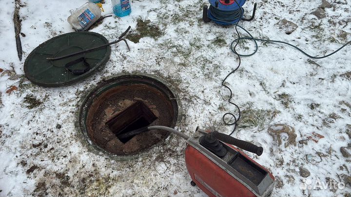 Прочистка канализации, устранение засора