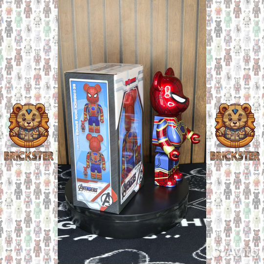 Bearbrick Spider Man 400% 28 См