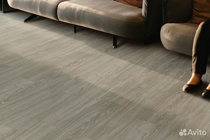 Виниловый пол FloorFactor стандартный, smoke grey