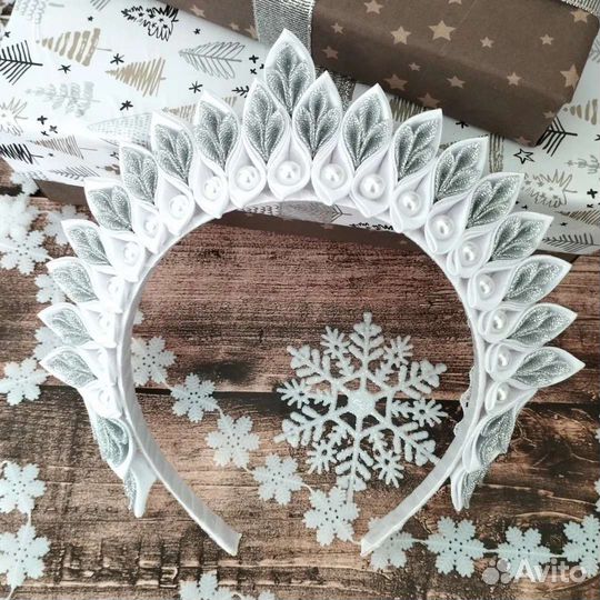 Ободки, кокошники новогодние