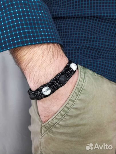 Браслет мужской Magic Node из натуральных камней