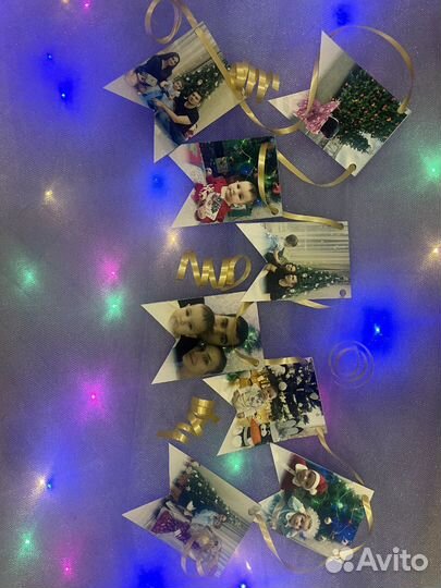 Новогодняя гирлянда из ваших фото