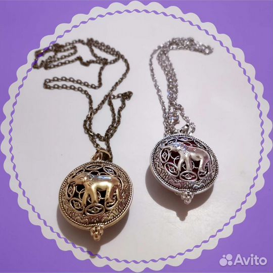 Подвеска духи украшение кулон цепочка медальон