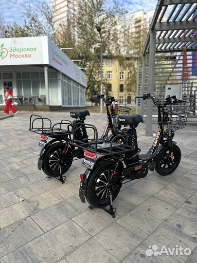 Электровелосипед monster для курьера