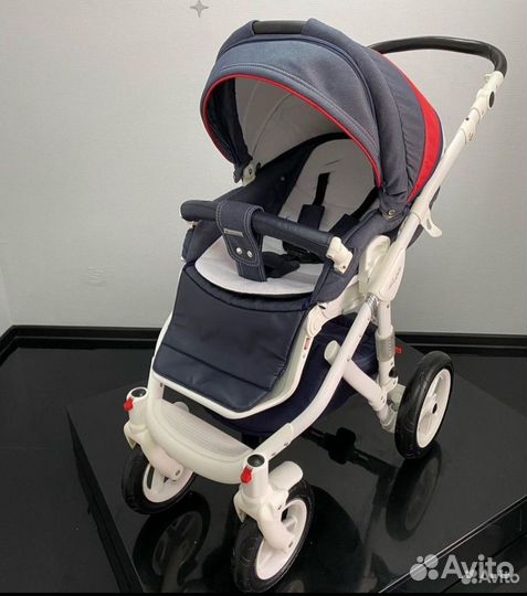 Коляска adamex 3 в 1 бу