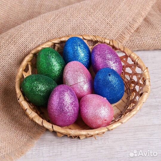 Основа для творчества 'Яйцо с блёстками', набор 8