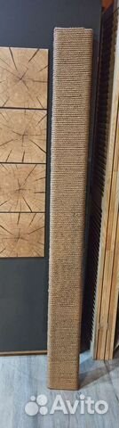 Новая когтеточка-доска из сосны 22мм с джутом