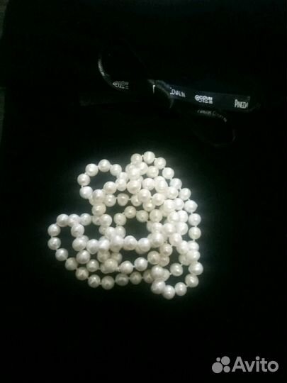 Бусы из натурального жемчуга, 1метр