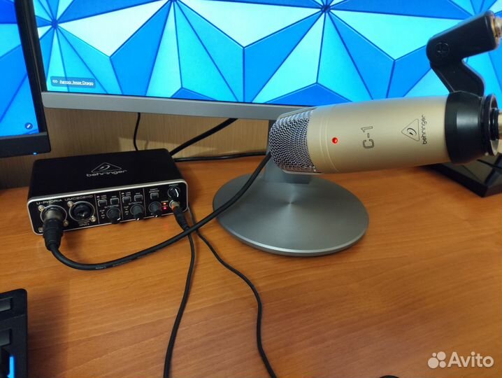 Behringer UMC202HD & Behringer C-1