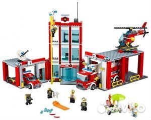 Конструктор lego City 60110 Пожарное депо