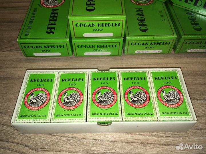 Иглы для оверлока Organ Needles DCx27