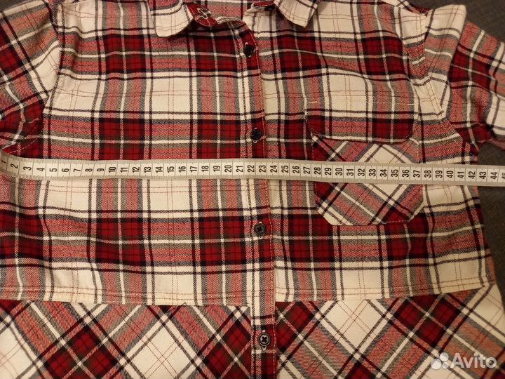 Рубашка в клетку Zara для девочки 122