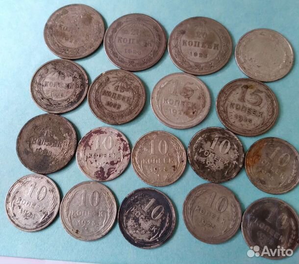 Подлинные монеты, серебро