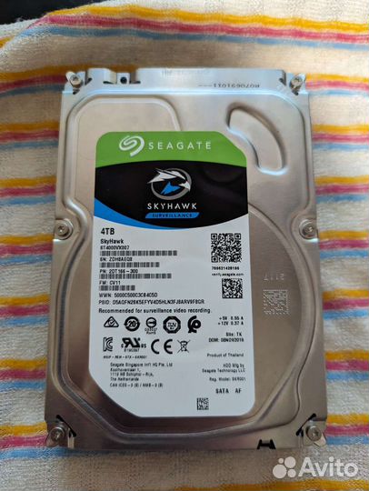 Жесткий диск Seagate 4tb (st4000vx007) донор