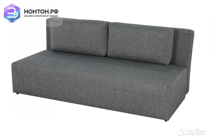 Диван еврокнижка Норд без боковин серый