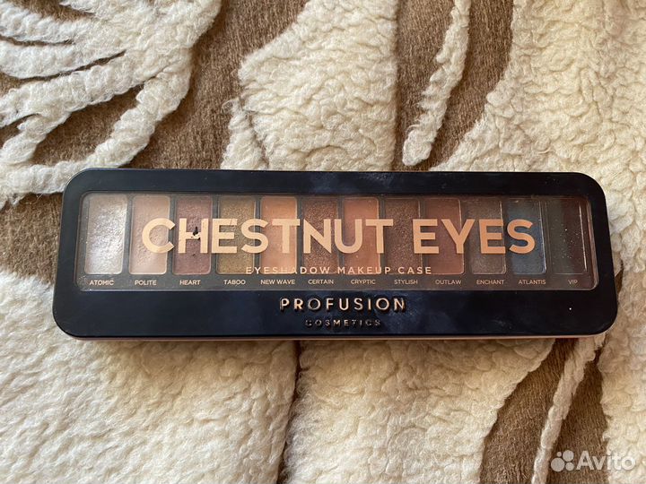 Палетка теней оригинал profusion chestnut eyes