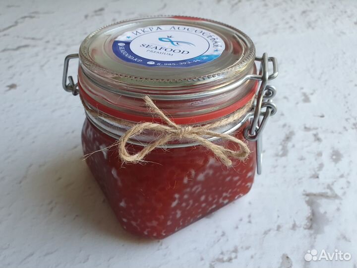 Красная икра нерки premium 500г