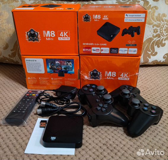Игровая Android TV приставка M8 Mini Game