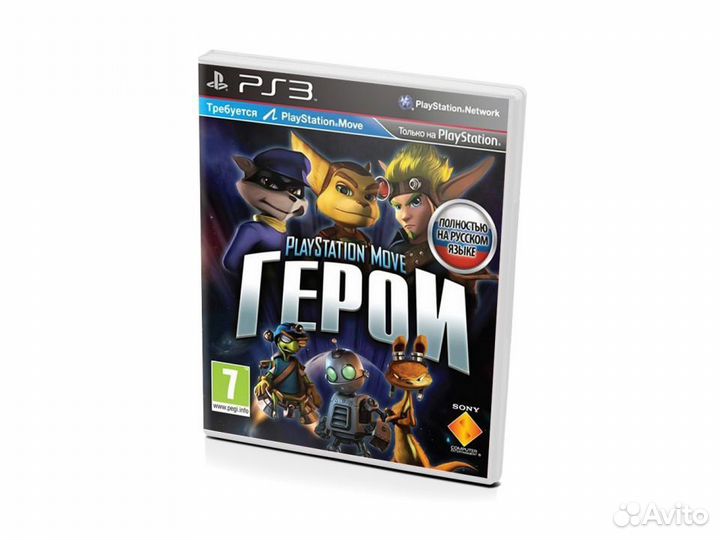 Playstation Move Герои витринный образец (PS3)