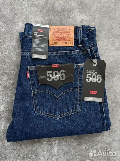 Levi's 506 Stone Wash Belgium Новые