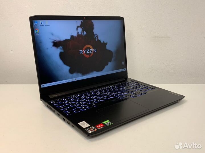 Игровой Lenovo Ruzen 5/RTX 3050/16gb/512gb+HDD