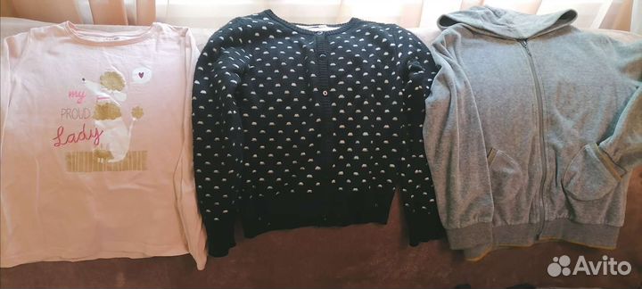 Вещи пакетом на девочку 128-134
