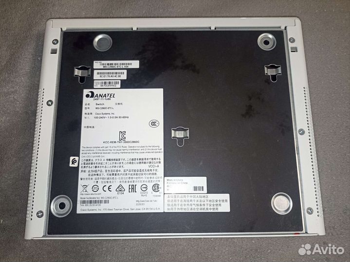 Коммутатор Catalyst модель WS-C2960C-8TC-L