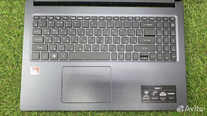 Ноутбук Acer Aspire 3 Full HD, AMD A4 9120e, RAM 4