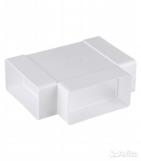 Тройник пластиковый для плоских воздуховодов 60х12