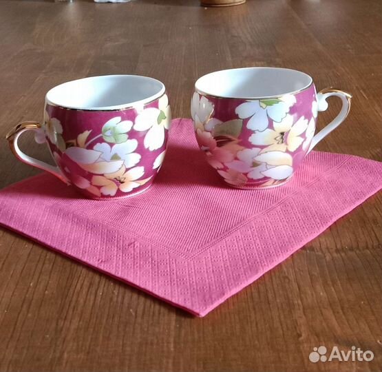 Изящный фарфор, кофейная пара