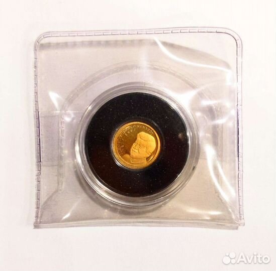 Золотая монета John Kennedy