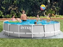 Сборка бассейна intex 300х200х75см