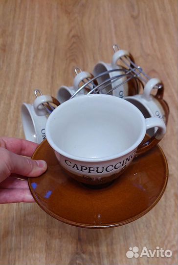 Набор чашек с блюдцами 6 шт/ чайный-кофейный набор