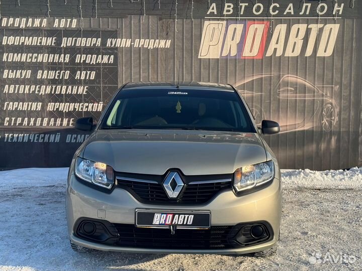 Renault Logan 1.6 МТ, 2016, 75 000 км