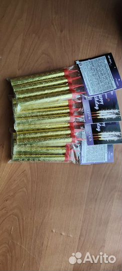 Свечи фонтан для торта