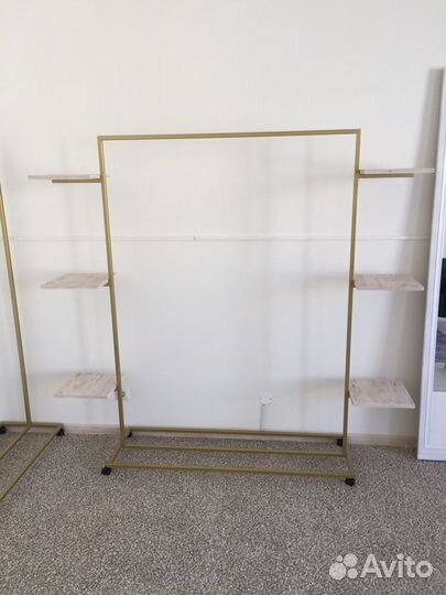 Вешалка напольная, Рейлы в стиле лофт