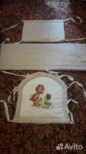 Бортики для детской кроватки