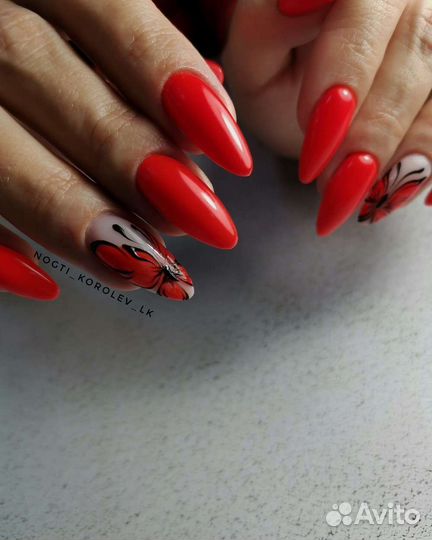 Наращивание ногтей, маникюр, гель-лак